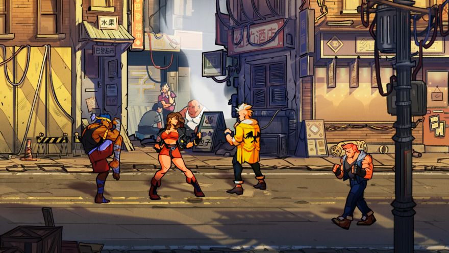 Big musical moments often coincide with climactic moments of gameplay in <em>Streets of Rage 4. </em>