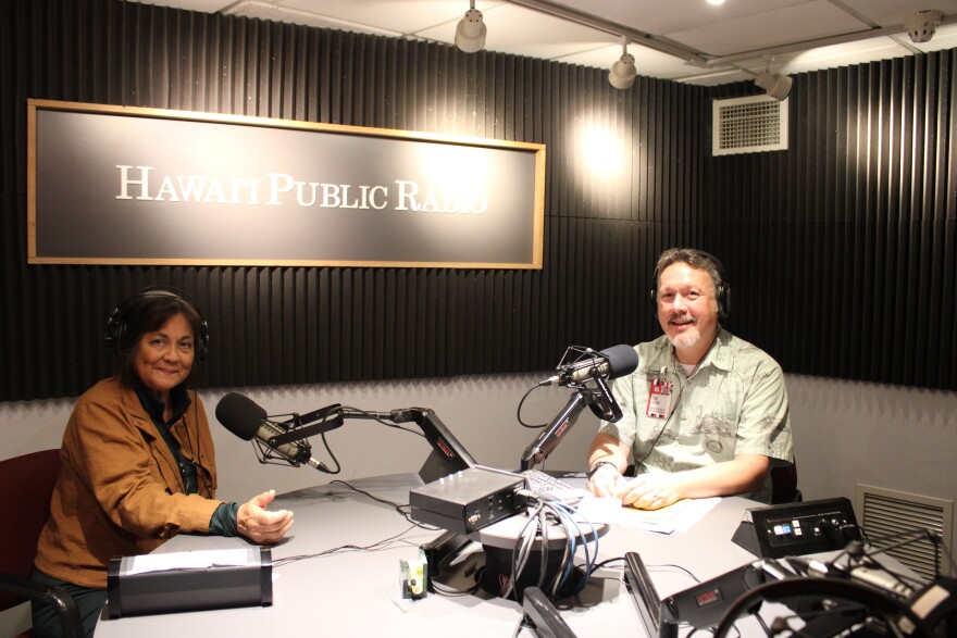 HPR's Catherine Cruz with Tory Laitila.