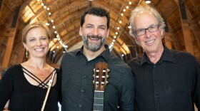 The musicians of Triad. L to R: Nancy Stagnitta, Matthew Cochran, Crispin Campbell