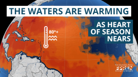 Sea surface temperatures in the Atlantic