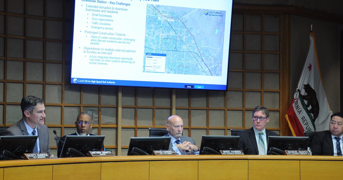 Rail Authority proposes new Merced bullet train station outside city limits, says it could save $1 billion