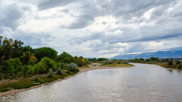 The Colorado River is pictured in central Garfield County earlier this week. The Colorado River District held its annual water seminar at Colorado Mesa University in Grand Junction on Friday.