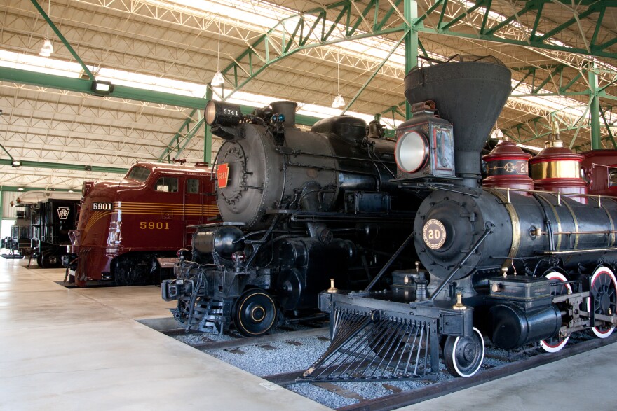 The train hall at the Railroad Museum of Pennsylvania. (Courtesy of the Railroad Museum of Pennsylvania)