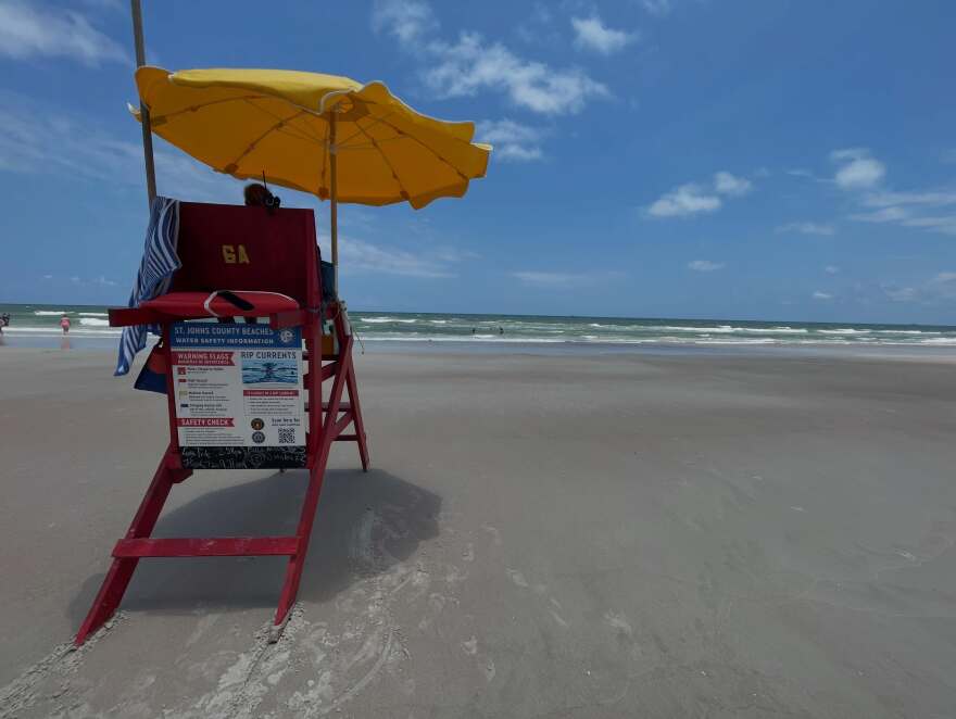 Photo from a beach in St. Johns County.