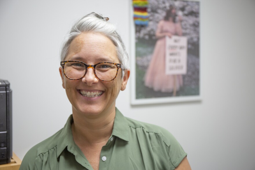 Clinical psychologist Jennifer Evans works for the University of Florida’s Youth Gender Program in Gainesville.