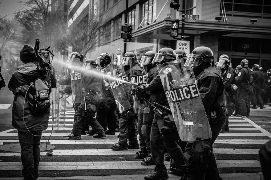 Over 300 press freedom violations have been recorded at protests in the U.S. following the police killing of George Floyd. Who is watching the police? They are certainly watching us.