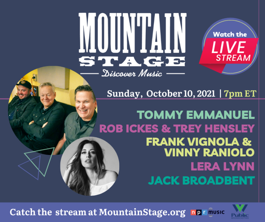 Watch Mountain Stage this Sunday at 7 pm ET as the program records a fresh episode for NPR Music in Charleston, West Virginia.