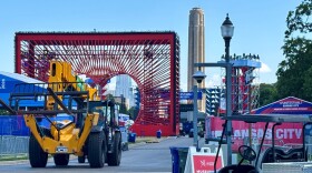 Crews clean up after Fan Fest in Kansas City