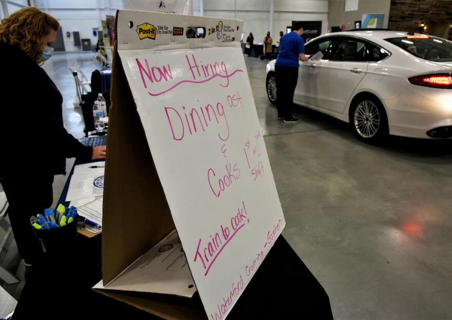 A drive-thru job fair in Elkhart to connect out of work Hoosiers with companies looking to hire employees.