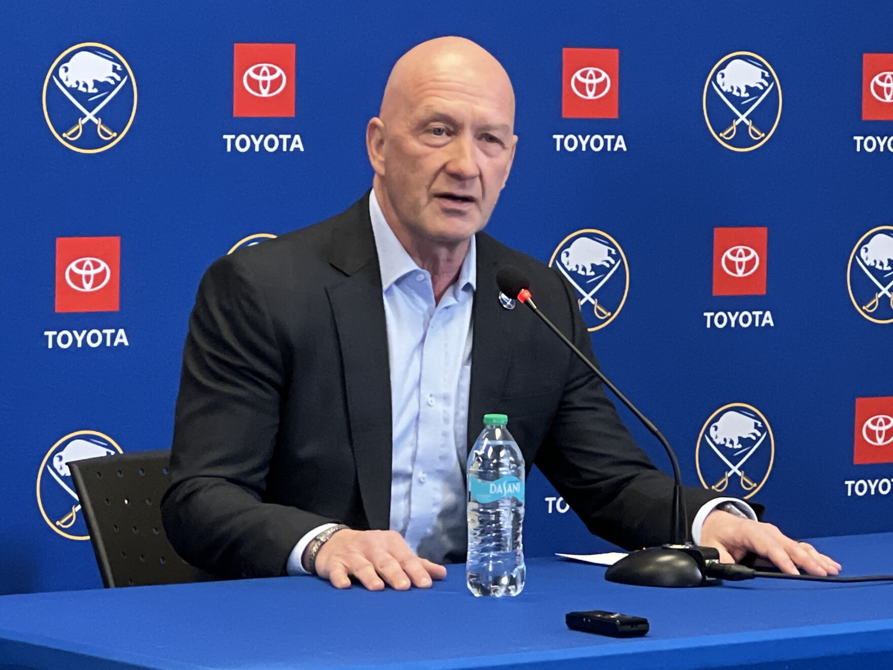Buffalo Sabres introduce Kekäläinen as the team's new general manager ...
