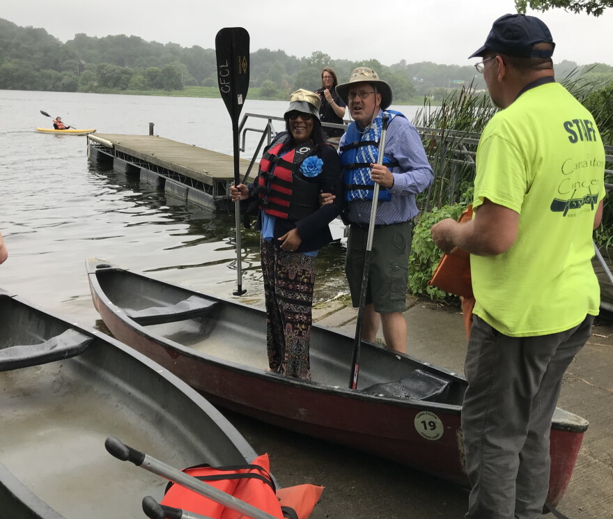 Veronica Sims grew up in the Summit Lake neighborhood, and Dan Rice sees the waterway as a key connector for the rest of the city.
