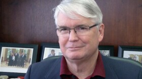 Bloomington Mayor John Hamilton during Tuesday's interview at City Hall.