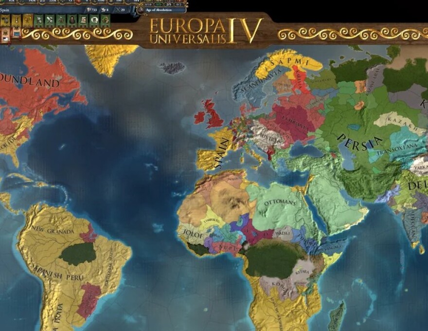Strategy game from Europa Universalis IV