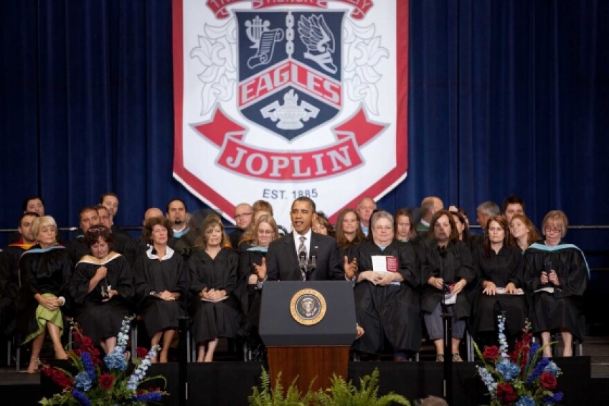 President Obama speaks to Joplin High School Graduates
