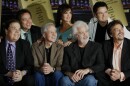 FILE: 'The Osmonds' from left front row Alan, Wayne, Merrill, Jay, back row from left Jimmy, Marie, Donny pose for photographers at a media event in London, May 29, 2008.
