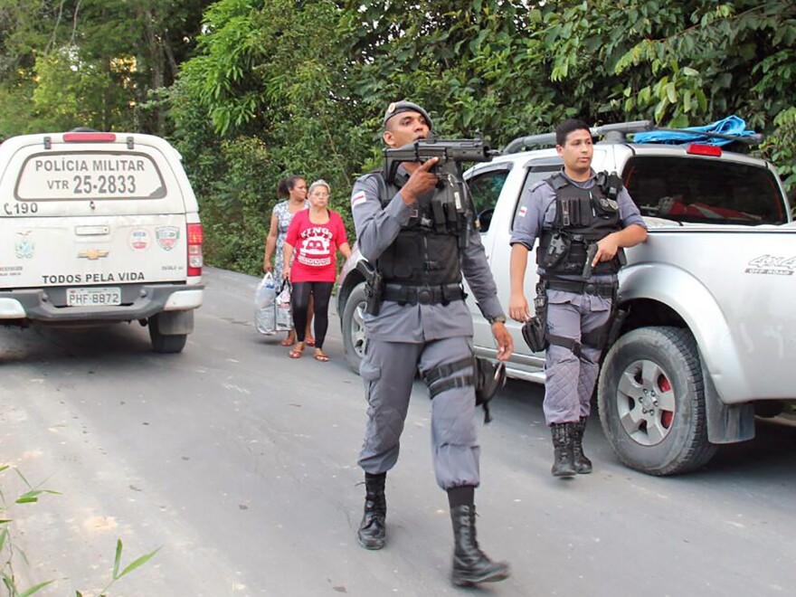 Brazil plans to identify and relocate gang leaders in the Anisio Jobim Penitentiary Complex in Manaus, where a 17-hour riot left 56 inmates dead. Police in Amazonas state are still searching for dozens of inmates who fled during the violence.