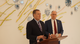 U.S. Rep Mike Turner (R-Ohio) joined University of Dayton President Eric Spina in March to announce the public NATO forum. 