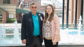 Lycoming County Coroner Chuck Kiessling works next to his daughter, Chief Deputy Coroner Kate Kiessling.