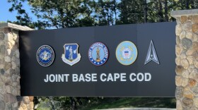 Jack Teixeira was stationed at Joint Base Cape Cod. This sign marks the Route 28 entrance in Bourne.