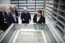 Gov. Josh Shapiro joined Pennsylvania Historical & Museum Commission officials at the State Archives building in 2023.