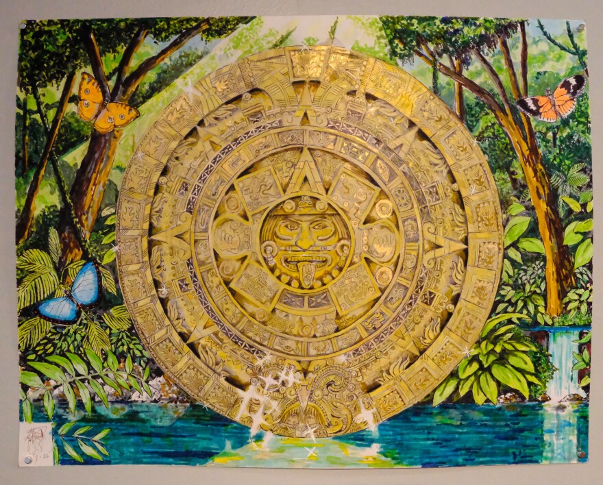 "Aztec Calendar" by Jeff Ford