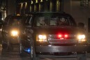 A motorcade believed to be carrying former Venezuela President Nicolas Maduro leaves Metropolitan Detention Center ahead of a pre-trial hearing in a drug trafficking case, Wednesday, July 22, 2026, in the Brooklyn borough of New York.