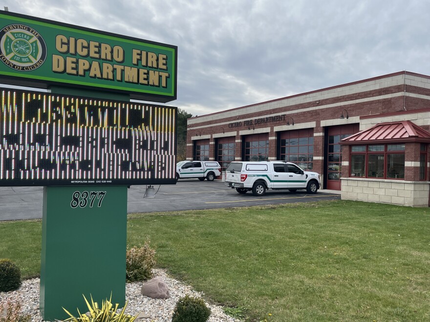 The Cicero Fire Department on Brewerton Rd.