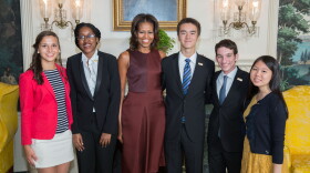 Michelle Obama and 2013 National Student Poets