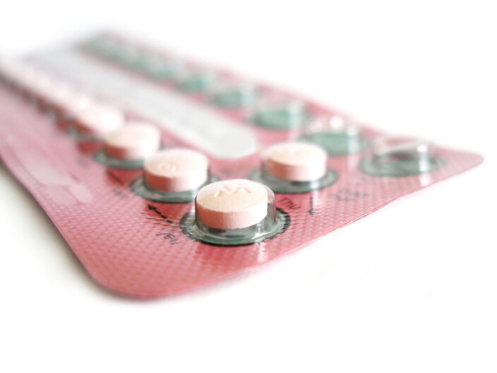 A photo of birth control pills.