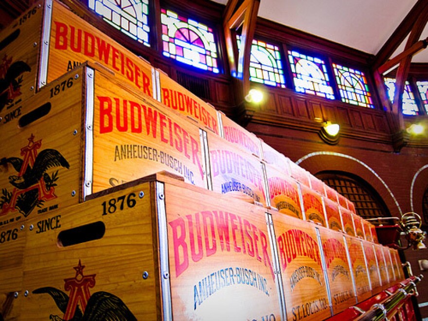 Inside the Anheuser-Busch brewery in St. Louis, Mo.