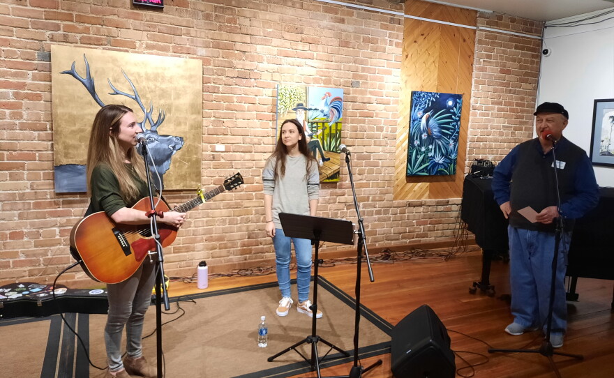 Emily Burdette, Jordan Hughes, and George Scheibner