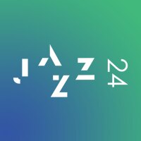 Jazz24 logo against a blue and green gradient. 