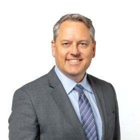 Man smiling into camera