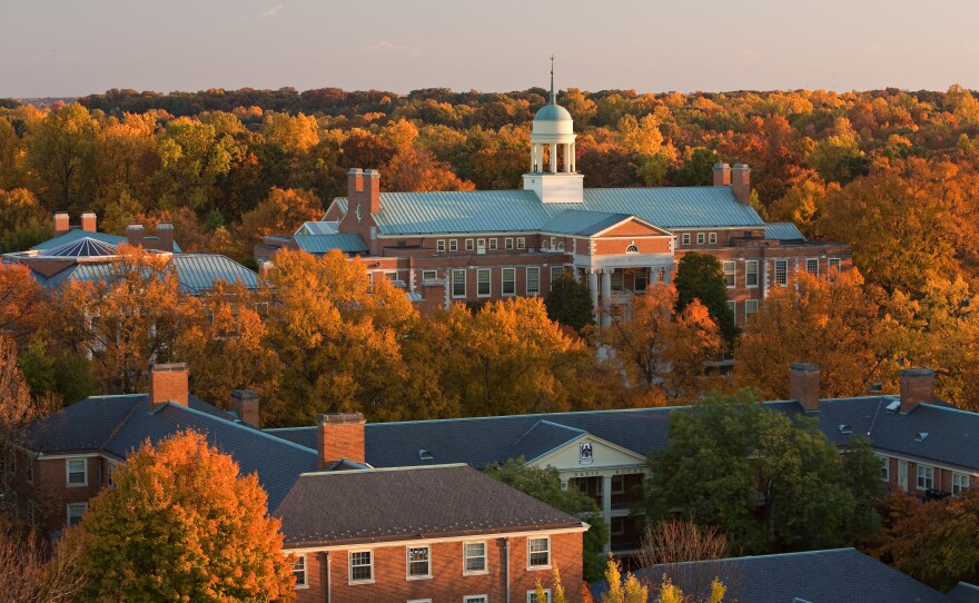 A view of the Wake Forest University campus