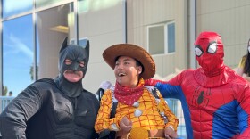 Ventura County First Responders bring Halloween to the pediatric intensive care unit
