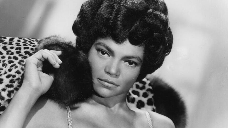 The iconic singer/actress Eartha Kitt photographed in 1953.