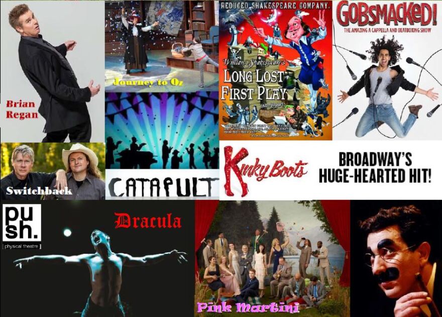 Images from performers who'll appear at the BCPA during the 2017-2018 season.