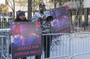 Protesters hold "Justice for Jordan Neely" signs after Daniel Penny arrives at court, Friday, Dec. 6, 2024, in New York. (Heather Khalifa/AP)