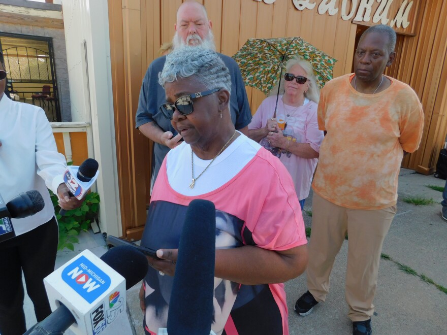 “We are going to take this city back," said Beverly Biggs-Leavy, "As long as I live we’re going to take this city back.”