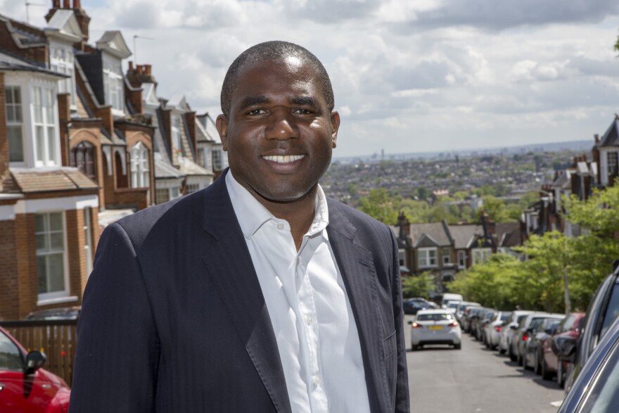 David Lammy of the Labour Party out meeting voters in North London.  (Courtesy)