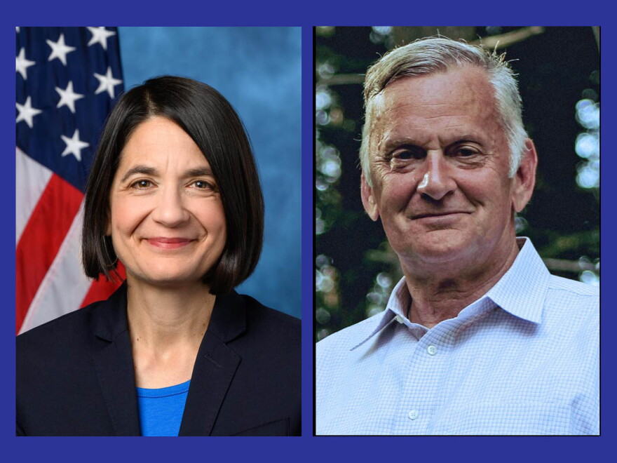 Democrat Becca Balint (left) and Republican Gerald Malloy