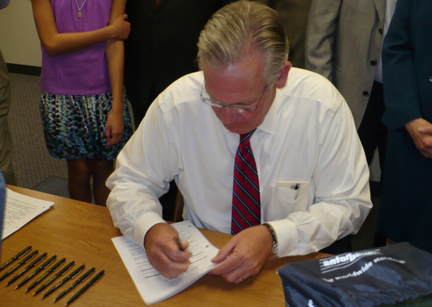 Lawmakers removed Gov. Jay Nixon's power to designate unspecified sums of state money.