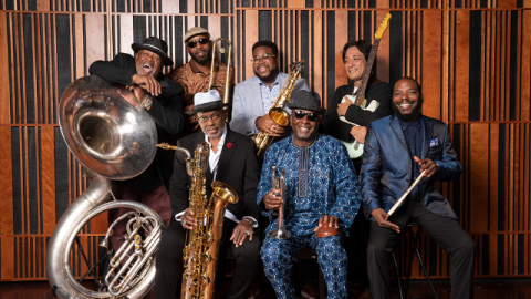 The legendary Dirty Dozen Brass Band