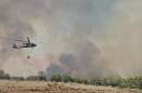 Photos of the Rocky Canyon Fire shared on the morning of Aug. 11, 2026.
