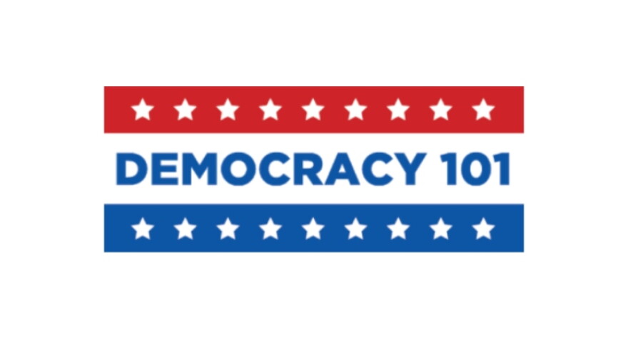 GVSU Democracy 101 logo