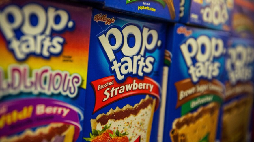 box of strawberry pop tarts 