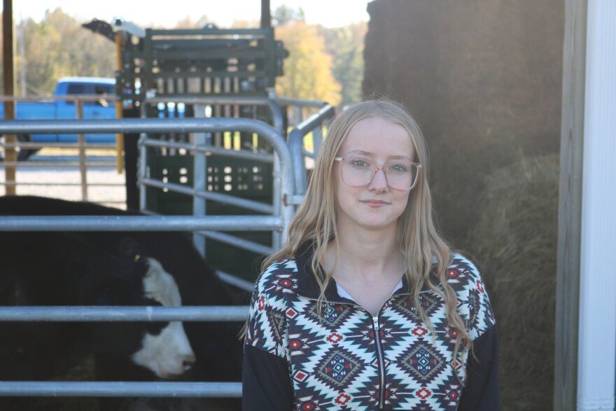 Maci Cook is a senior at Northwest High School in Clarksville, Tennessee. She's the president of the school's FFA chapter and shows lambs with the group's livestock show team. Those lambs are kept at the high school's farm for part of the year.