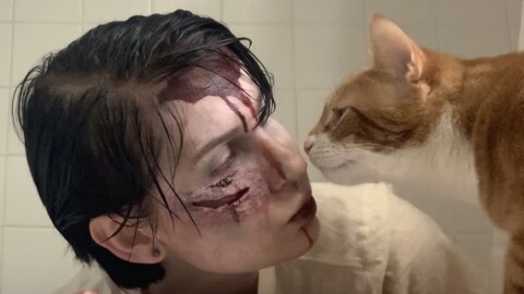Theater makeup artist Emma Cook