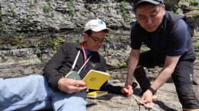 two paleontologists