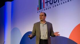 Chris Stolte at a Tableau Customer Conference in 2013.